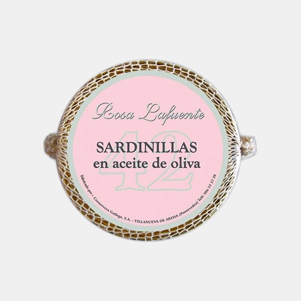 latas conservas sardinillas rosa lafuente