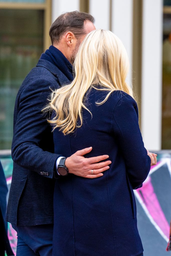 Haakon y Mette-Marit de Noruega durante un viaje a Londres