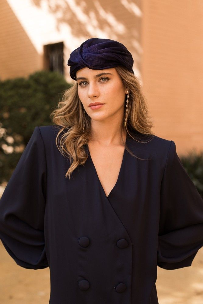 Tocados para invitadas de invierno turbante
