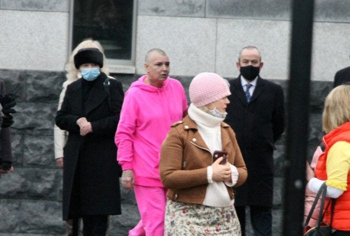 Sinéad O'Connor en Dublín, en 2022