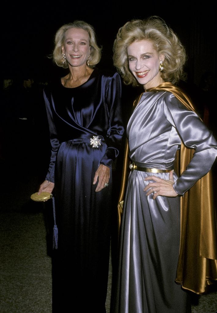 Nan Kempner vestido azul marino