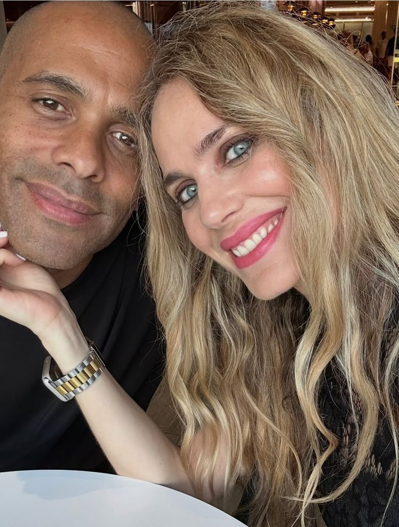 Vanesa, con su chico