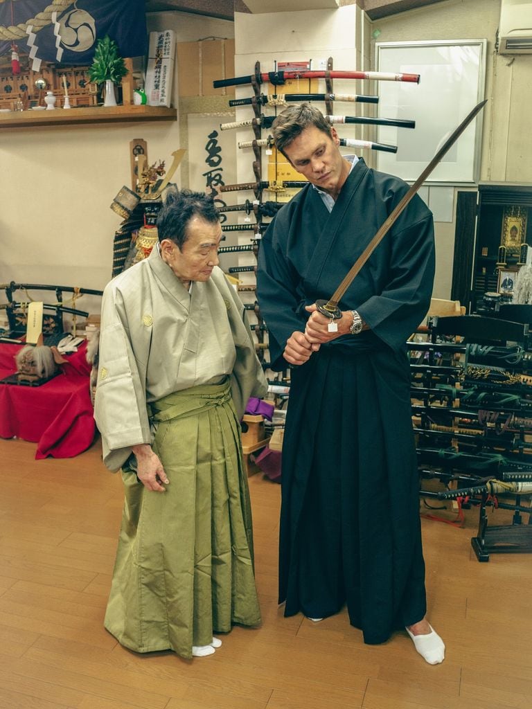 Tom Brady se mostró fascinado con la cultura en Japón.