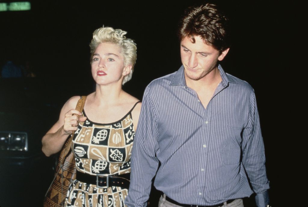 Madonna y Sean Penn durante los primeros años de su relación, una de las historias de amor más mediáticas de los años ochenta