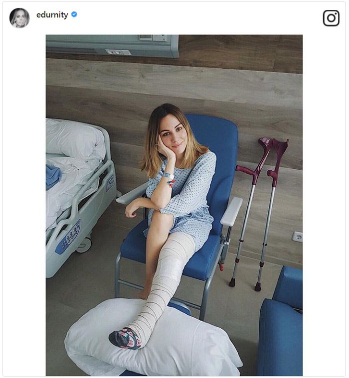 Edurne empieza el año en el hospital ¿qué le ha pasado?