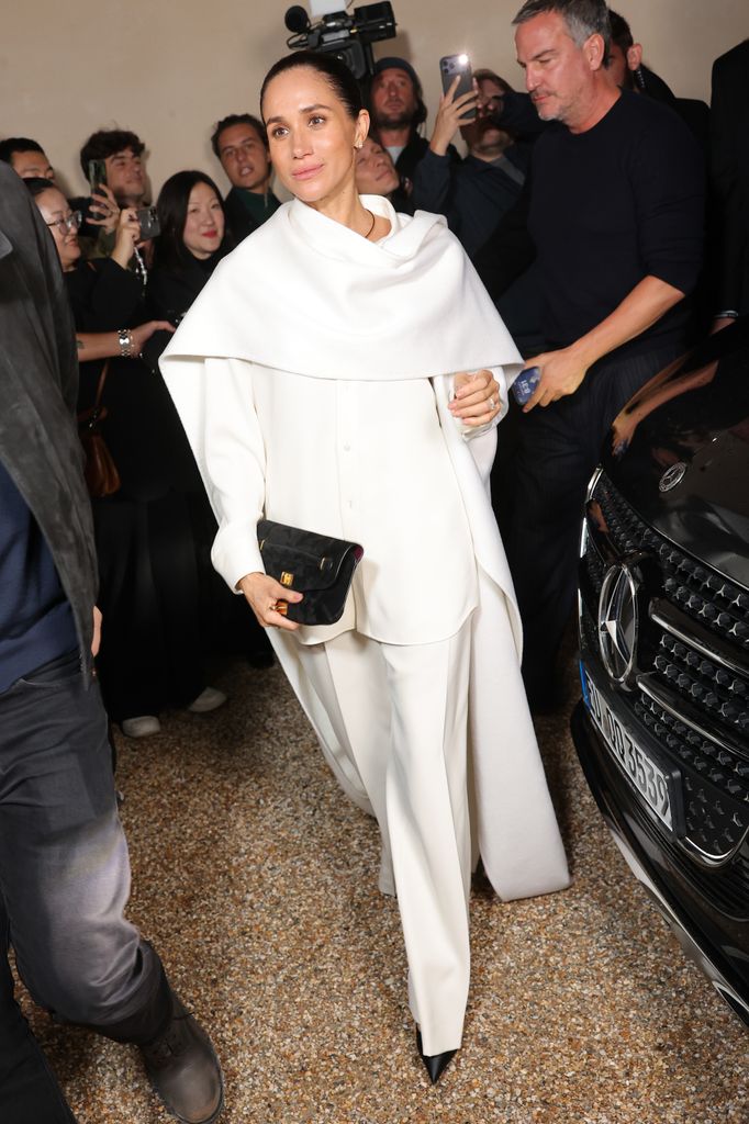 Meghan Markle en el desfile de Balenciaga