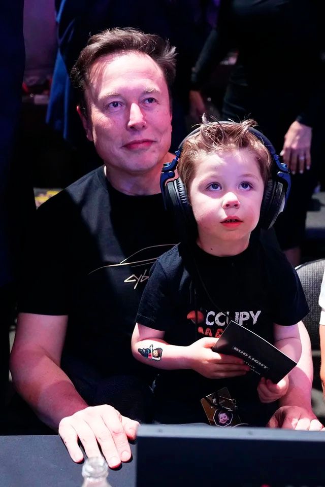 Los hijos menores de Musk