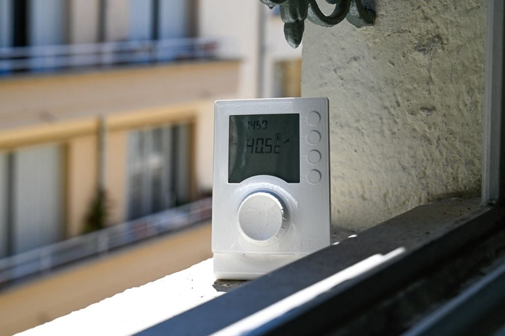 Termómetro en verano 