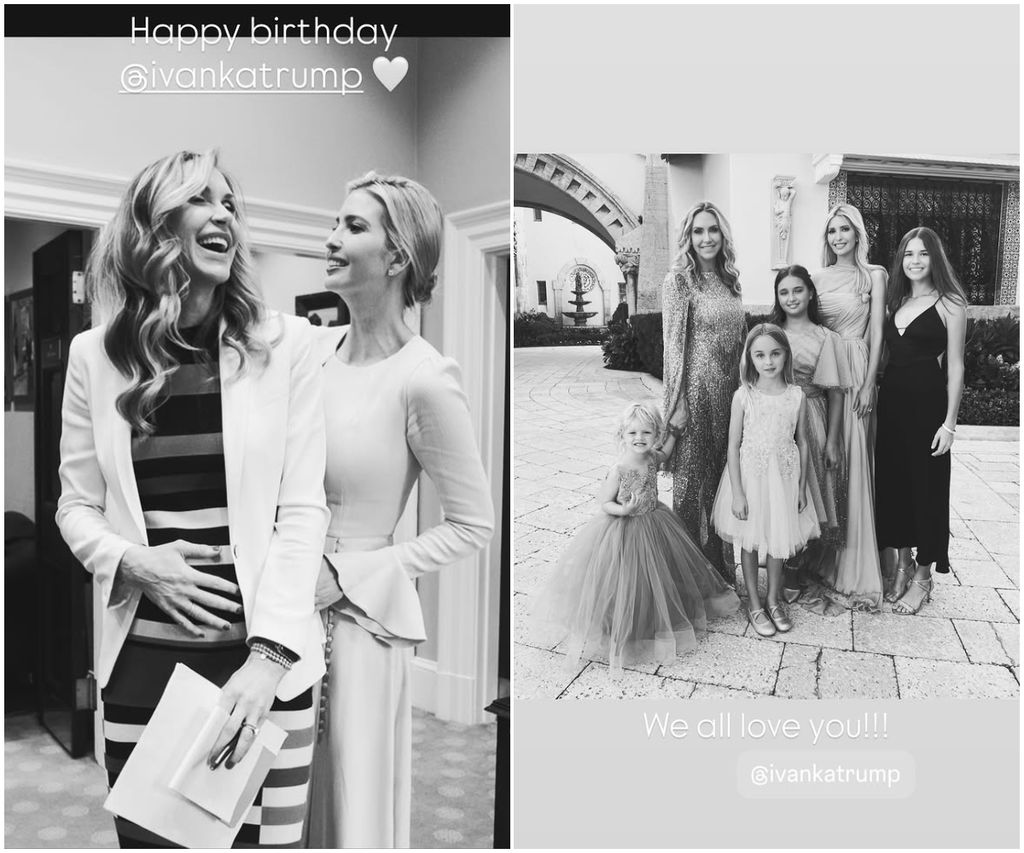 Lara Trump abrió su álbum familiar para felicitar a su cuñada Ivanka.