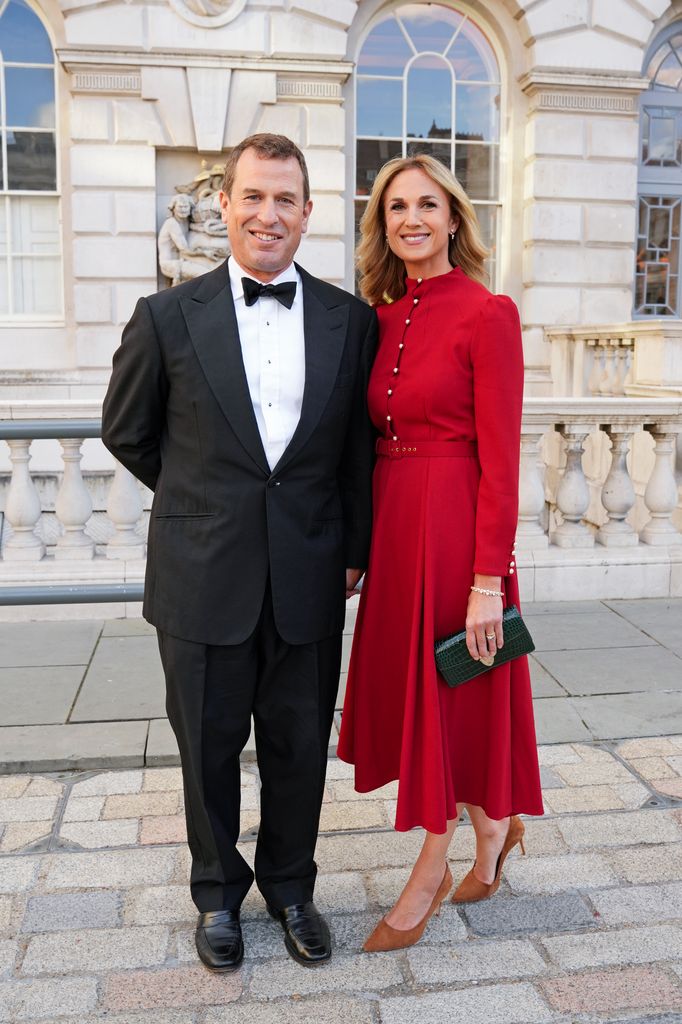 Peter Phillips y Harriet Philips en Somerset House en Londres