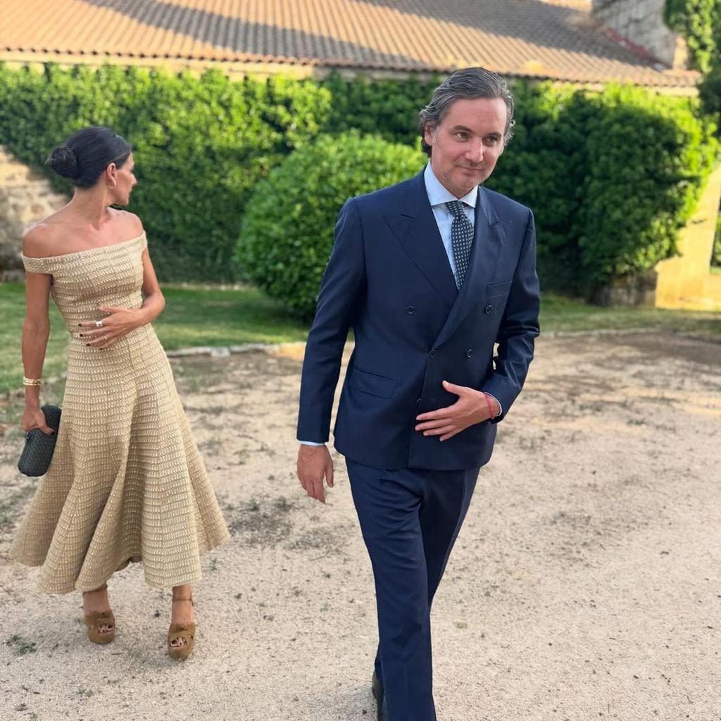 Inés Martín Alcalde en la boda de Angie Rigueiro
