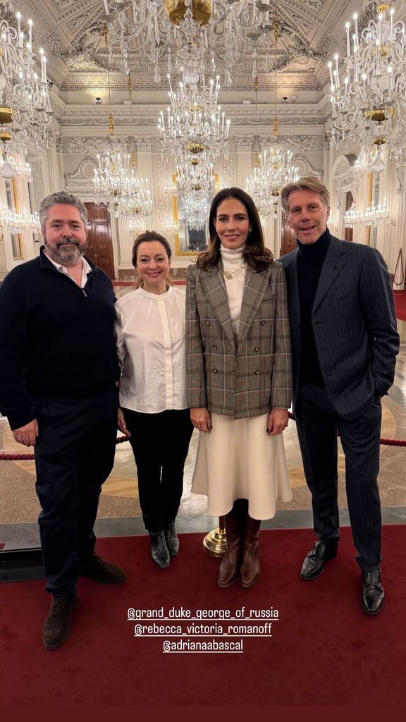 Las dos parejas disfrutaron de momentos de ocio juntos antes de la gala solidaria