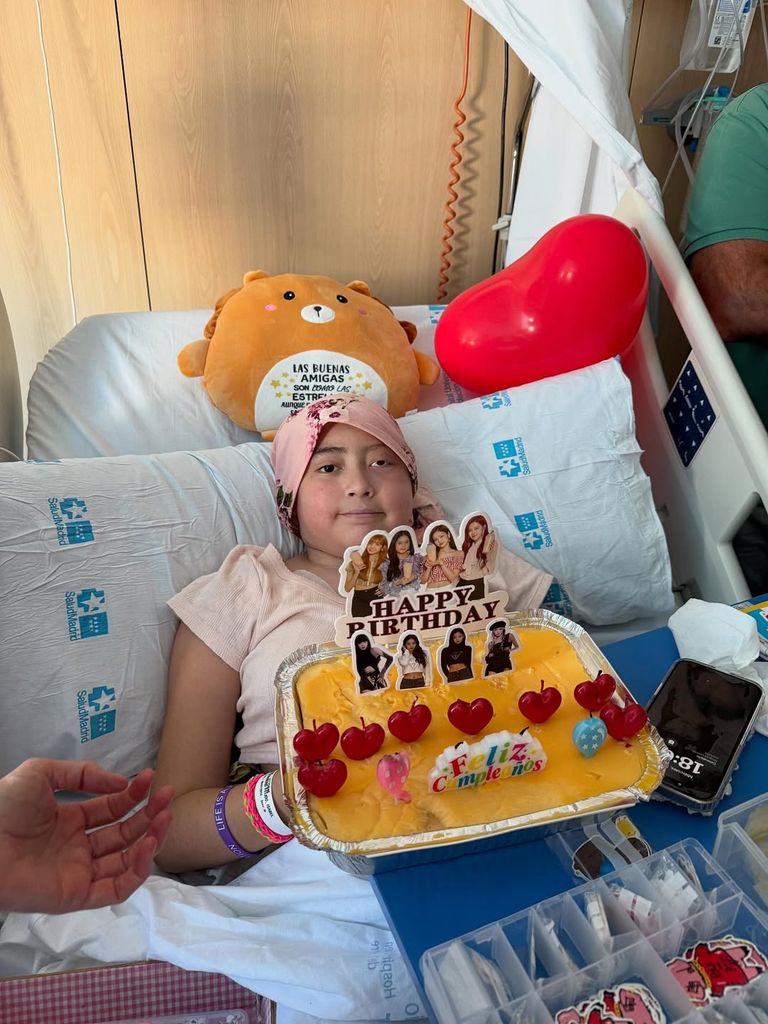 Isa hace dos semanas, el día de su 12 cumpleaños