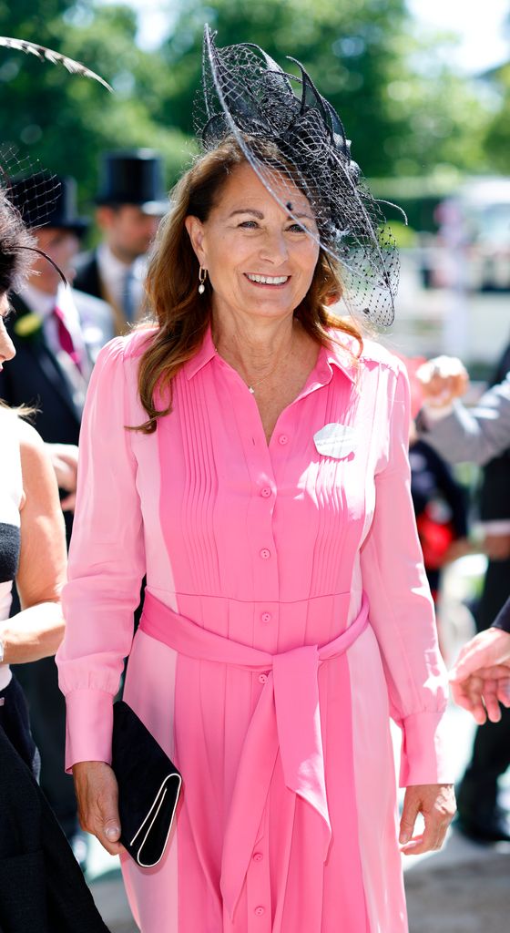 Carole Middleton, madre de la princesa de Gales, en Royal Ascot 2022.