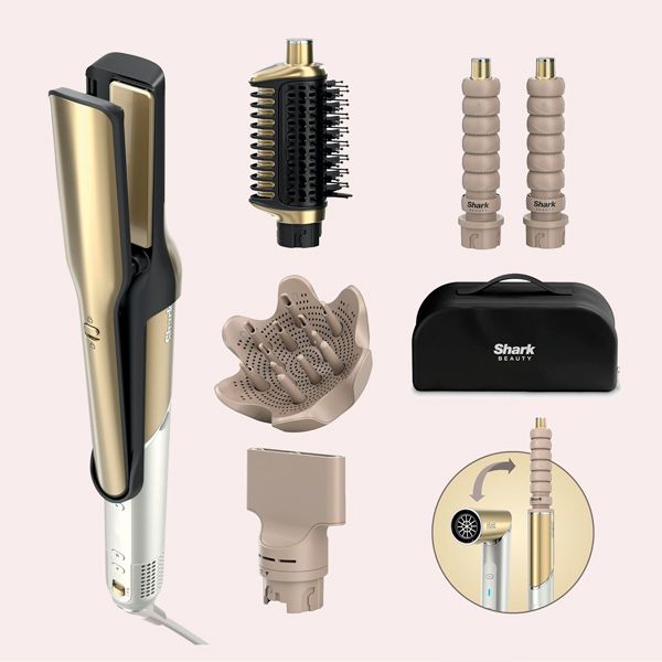 Shark Glam Moldeador para alisado, rizos y ondas