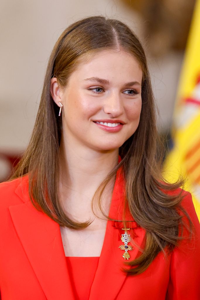La princesa Leonor en la celebración del 10 aniversario de la proclamación del rey Felipe 