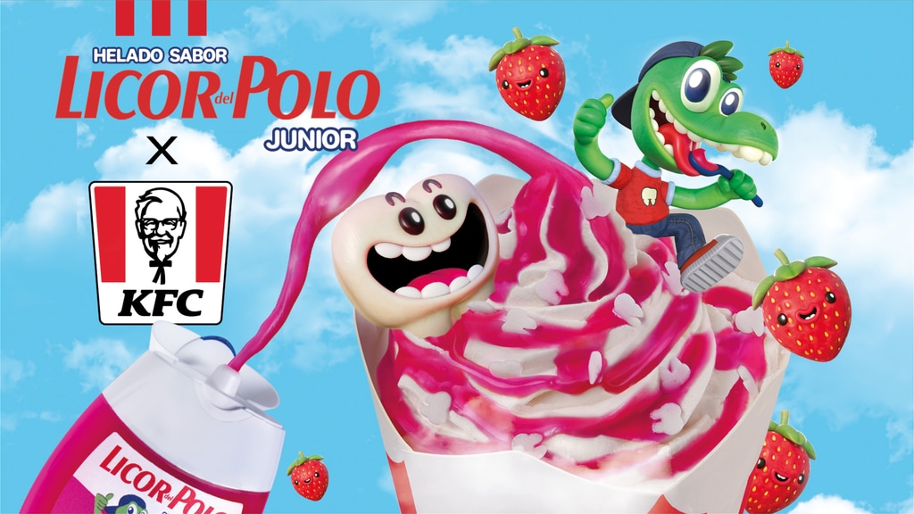 Helado de licor del polo de KFC