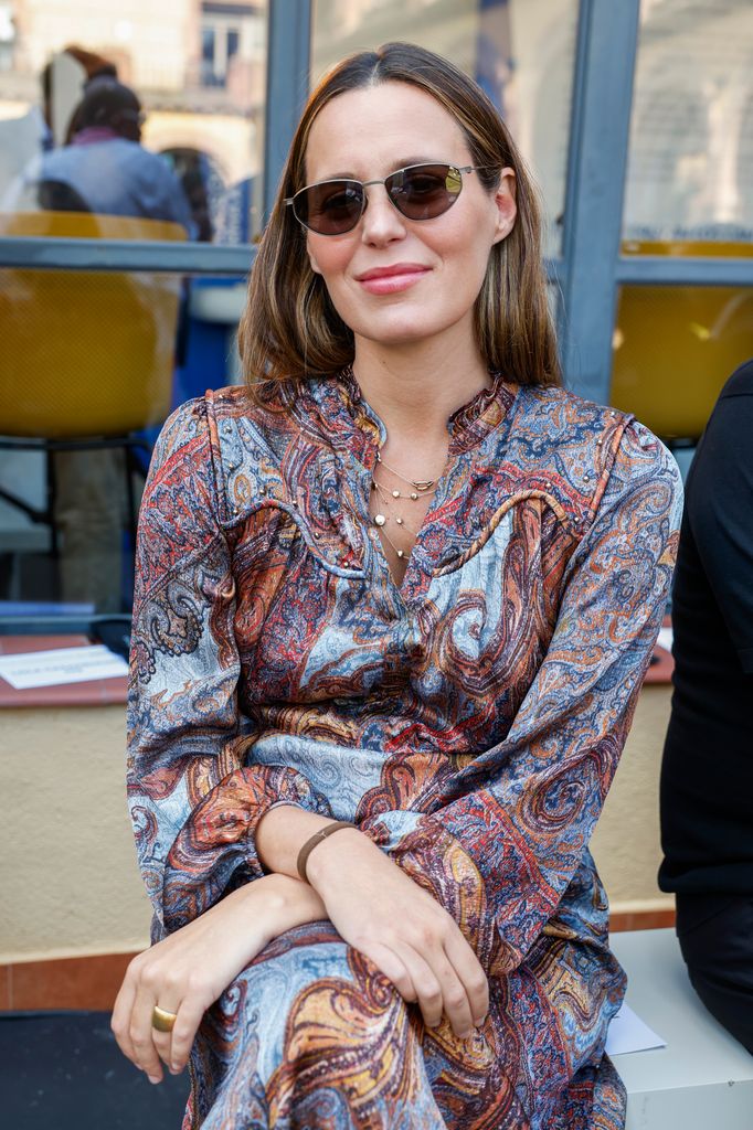 Claudia Osborne, en el desfile de Lola Casademunt