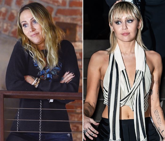 Miley Cyrus y su madre Tish Cyrus