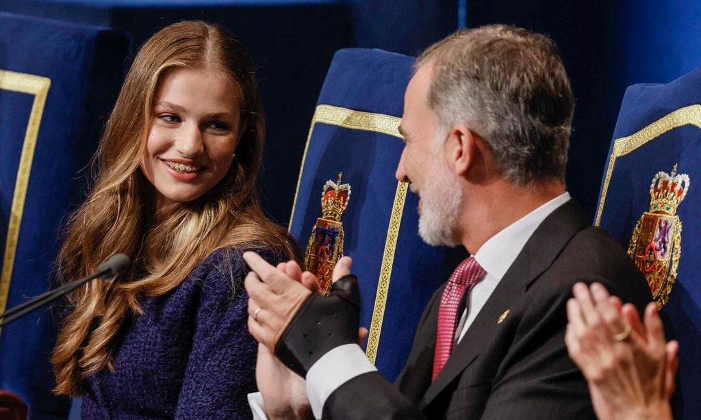Leonor y el Rey don Felipe