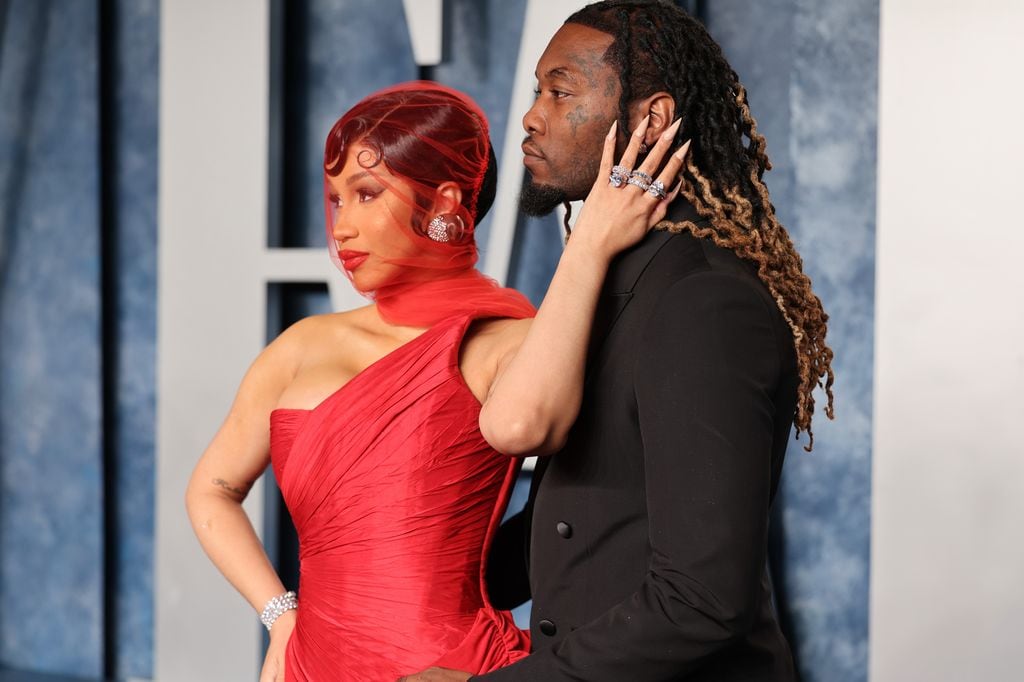 Cardi B y Offset en la fiesta de Vanity Fair de los Oscars 2023