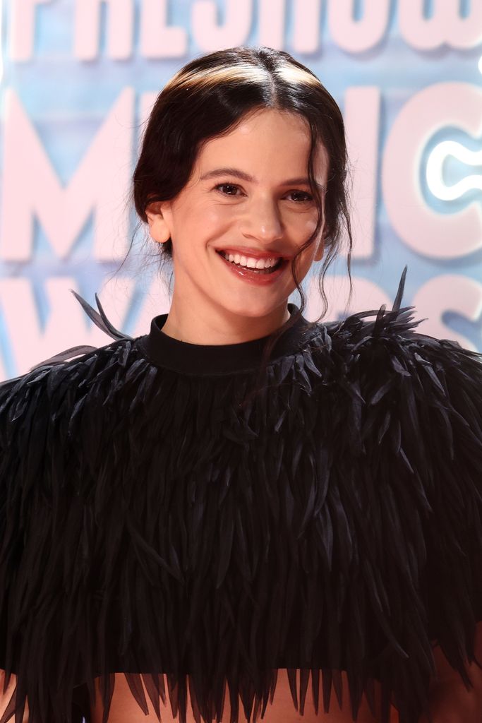 VALENCIA, SPAIN - NOVEMBER 07: Rosalia attends the Los40 Music Awards Santander at Roig Arena on November 07, 2025 in Valencia, Spain
