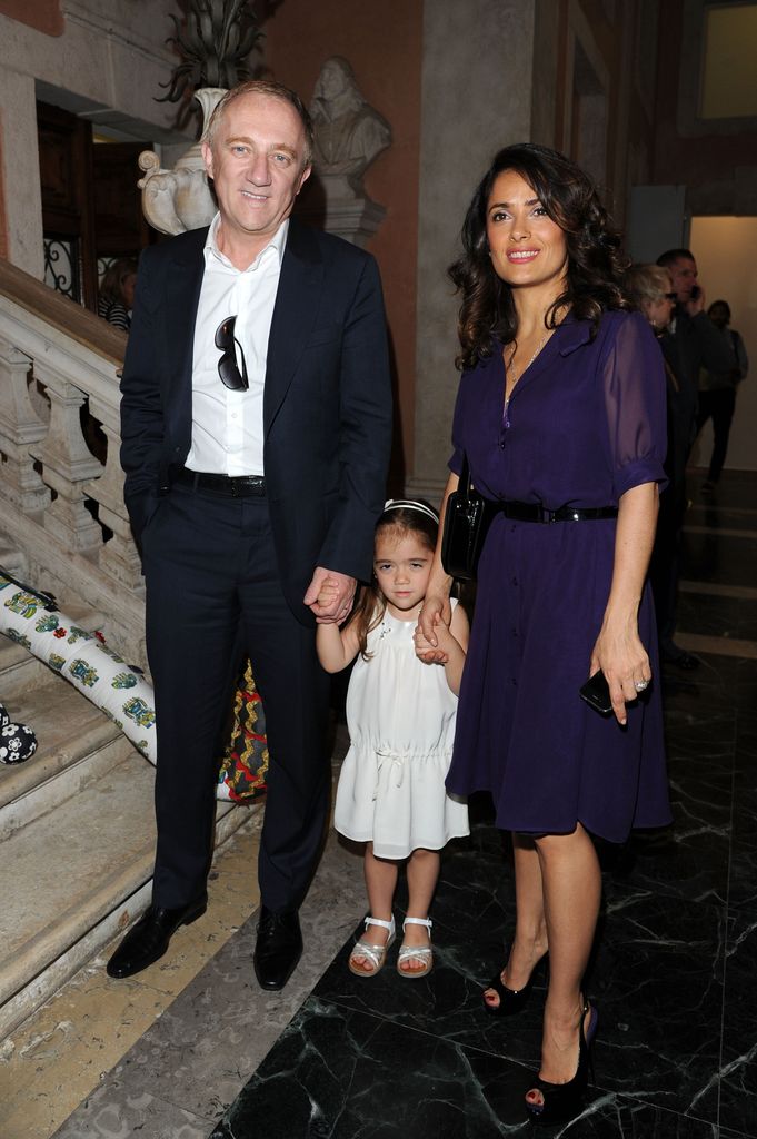 Francois-Henri Pinault y Salma Hayek se casaron con su hija Valentina Paloma como testigo.