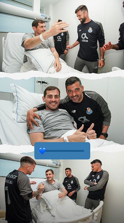 Iker Casillas, en plena recuperación, bromea con Sara Carbonero en redes sociales
