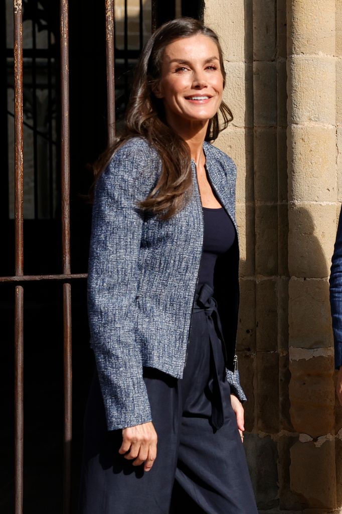 Los reyes de España y la princesa Leonor en su visita a Navarra