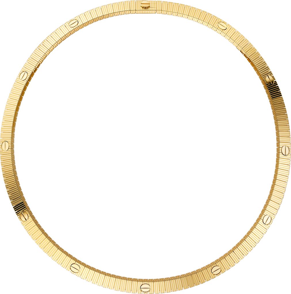 Collar LOVE Unlimited de oro amarillo.