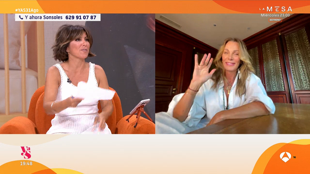 Mar Flores en 'Y ahora Sonsoles'
