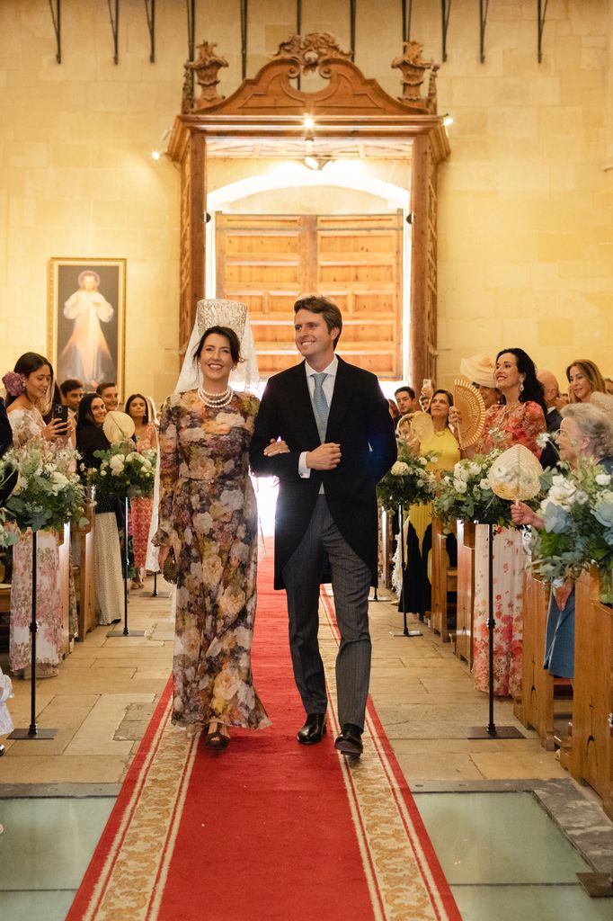 Madrina de boda en el enlace de Lucía Suárez, fundadora de Deluem