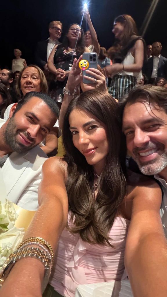 Gaby Espino, Cristóbal Lander y Jencarlos Canela