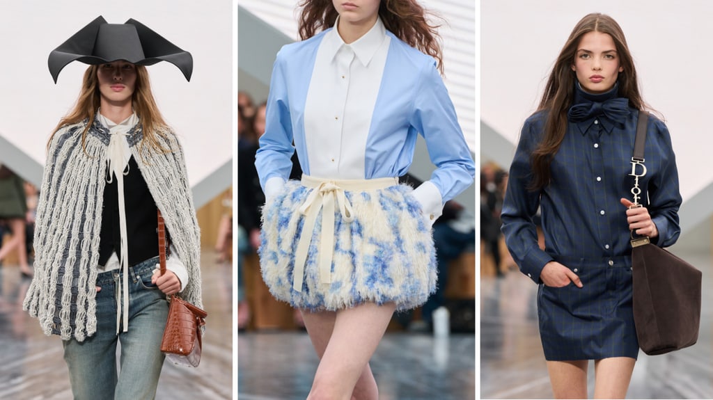Los accesorios fueron los protagonistas de la colección. 