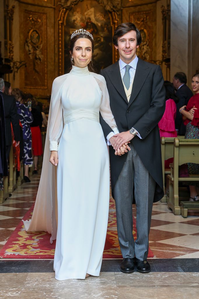 Teresa Revuelta Guerrero y Miguel Fierro Corsini en su boda
