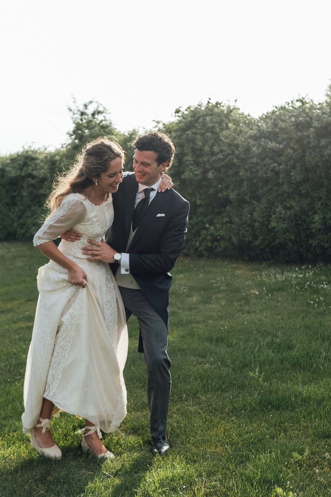 Boda de Lola con vestido de Eduardo Ladrón de Guevara mayo