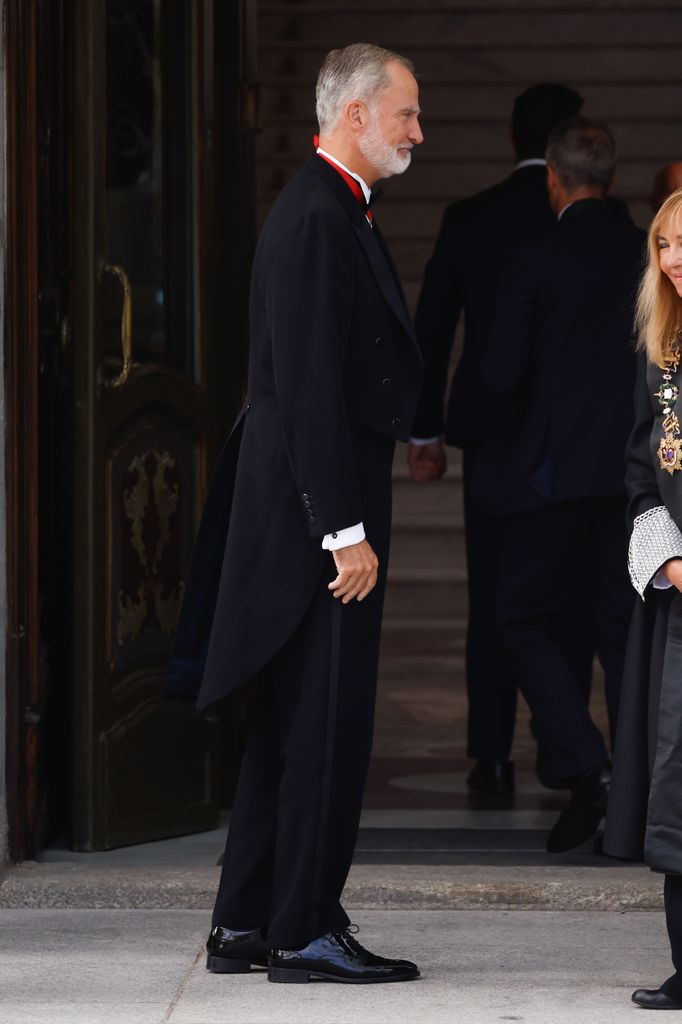El rey Felipe ha vestido frac, la máxima etiqueta para la apertura del año judicial