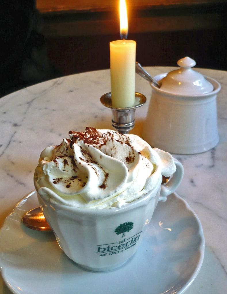 Café Chocolatería Al Bicerin en Turín