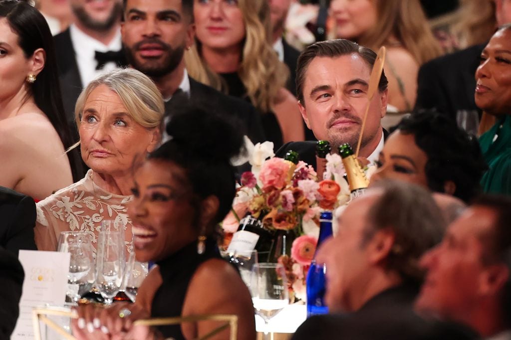 Leonardo DiCaprio, durante la ceremonia de los Globos de Oro