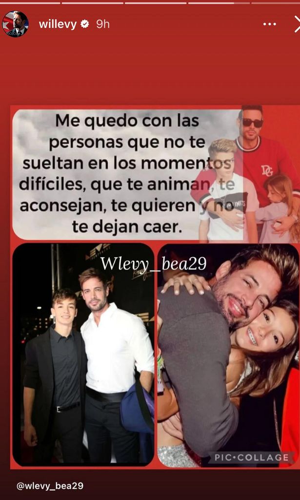 Willam Levy y sus mensajes