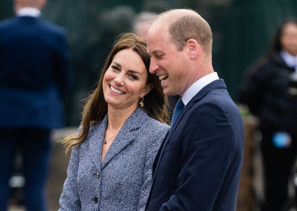 Kate Middleotn y el príncipe Guillermo en Manchester en 2022