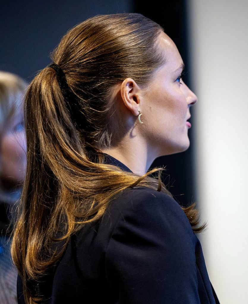 Ingrid de Noruega visita la Agencia Espacial de Noruega el 9 de diciembre de 2025