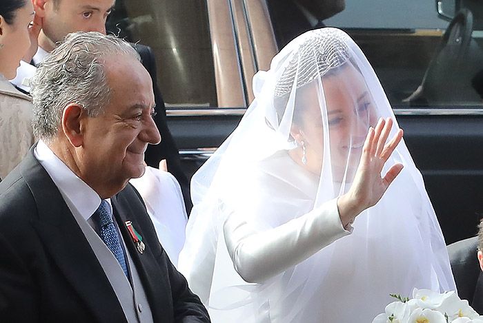 Boda real de Jorge Romanov y Rebecca Bettarini