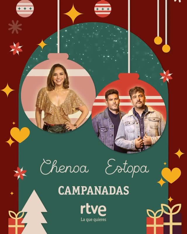 Chenoa y los Estopa presentarán las Campanadas en RTVE