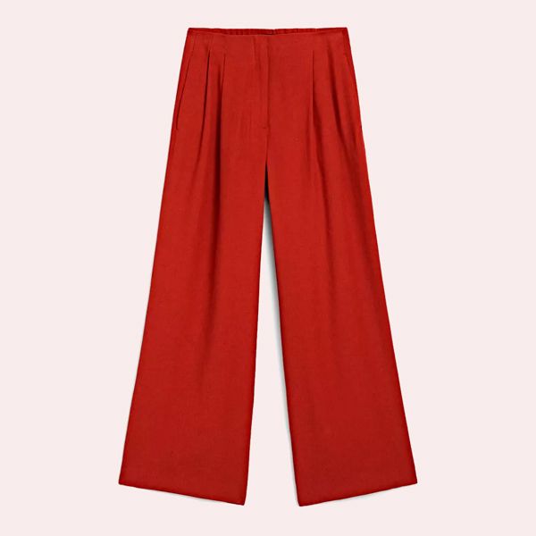 Pantalón recto detalle doble pinza