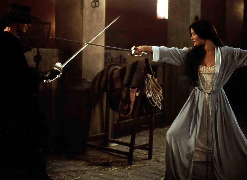 Antonio Banderas y Catherine Zeta-Jones en 'La Máscara del Zorro'.
