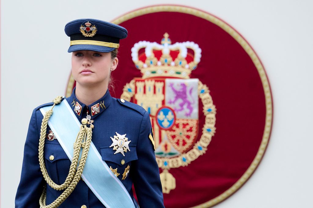 La princesa Leonor el pasado mayo en Vigo, en Día de las Fuerzas Armadas