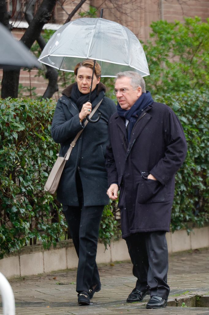 Victoria de Borbón-Dos Sicilias, con su marido, el griego Markos Nomikos