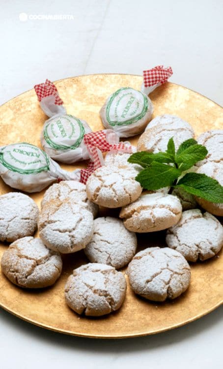 Los polvorones de avellana, preparados por Eva Arguiñano. 
