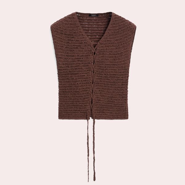 Chaleco crochet lazada mezcla algodón